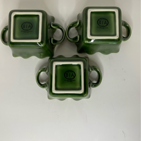 Three Bia China Cordon Bleu Wavy  Small Serving/Cookware Dishes with Handles - Picture 7 of 8